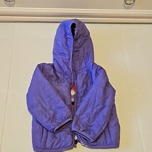 Purple, beautiful, reversible jacket